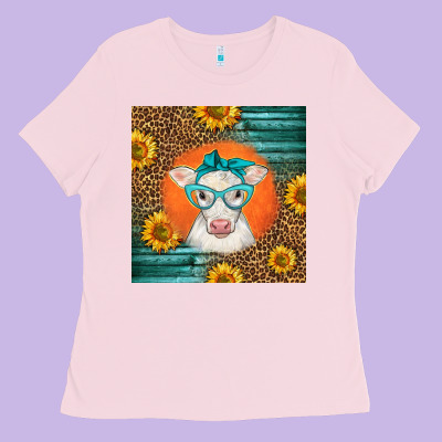 Charolais Cow Ladies Tee Designed By Lillyallendesigns