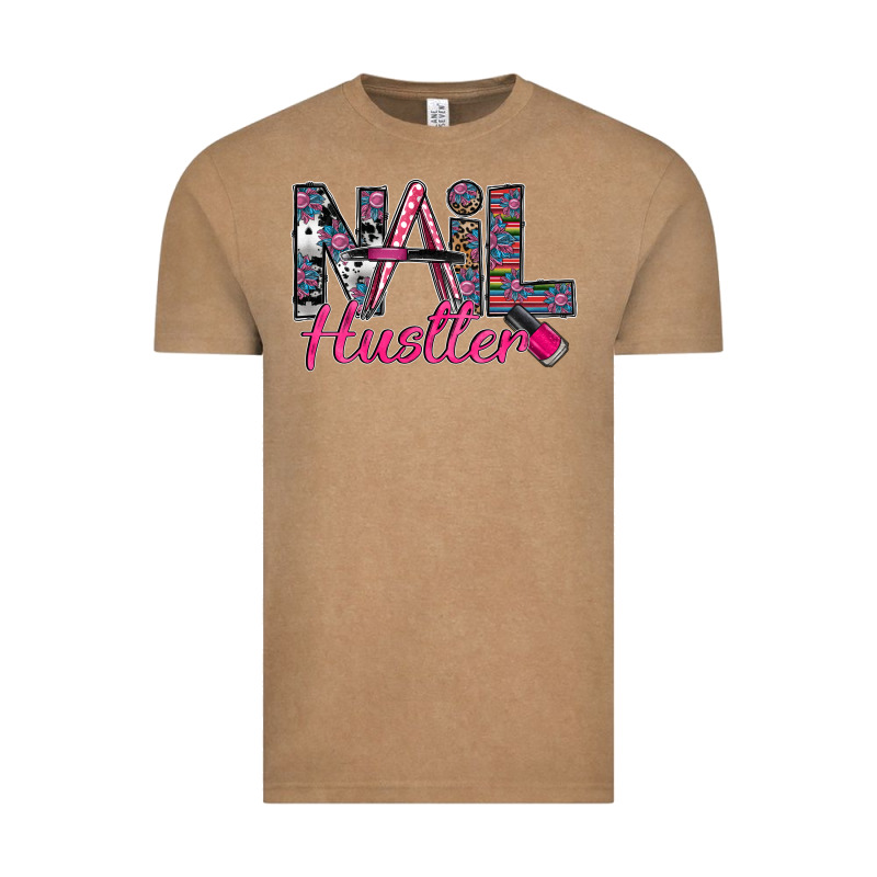 Nail Hustler Vintage Tee by SublimationCraftShop | Teevron