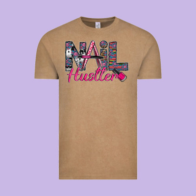 Nail Hustler Vintage Tee Designed By Sublimationcraftshop