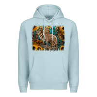 Blue Mist Western Wolves Premium Hoodie - Jasminsmagicworld