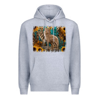 Heather Grey Western Wolves Premium Hoodie - Jasminsmagicworld