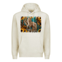 Oatmeal Heather Western Wolves Premium Hoodie - Jasminsmagicworld