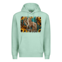 Seafoam Western Wolves Premium Hoodie - Jasminsmagicworld