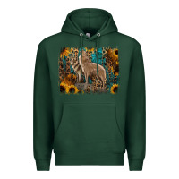 Sports Green Western Wolves Premium Hoodie - Jasminsmagicworld