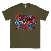Army Green America america america america 4th of july Classic Tee - FaDigitalArtStudio