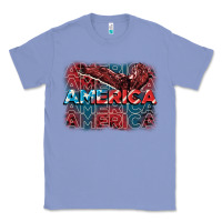 Colony Blue America america america america 4th of july Classic Tee - FaDigitalArtStudio