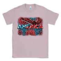 Lilac America america america america 4th of july Classic Tee - FaDigitalArtStudio