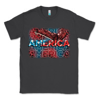 Smoke America america america america 4th of july Classic Tee - FaDigitalArtStudio