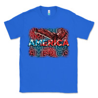 True Royal America america america america 4th of july Classic Tee - FaDigitalArtStudio