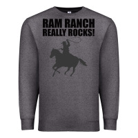 Charcoal Heather Ram Ranch Really Rocks! Premium Sweatshirt - Bettercallsaul