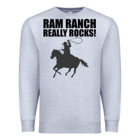 Heather Grey Ram Ranch Really Rocks! Premium Sweatshirt - Bettercallsaul