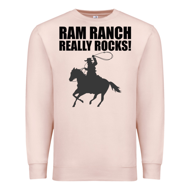 Ram Ranch Really Rocks! Premium Sweatshirt by Bettercallsaul | Teevron