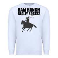 White Ram Ranch Really Rocks! Premium Sweatshirt - Bettercallsaul