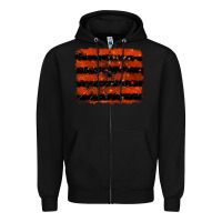 Black halloween spider backround Zipper Hoodie - RanaPortraitStore