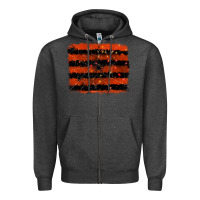 Charcoal Heather halloween spider backround Zipper Hoodie - RanaPortraitStore