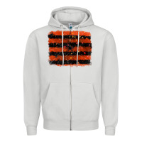 Dove Grey halloween spider backround Zipper Hoodie - RanaPortraitStore
