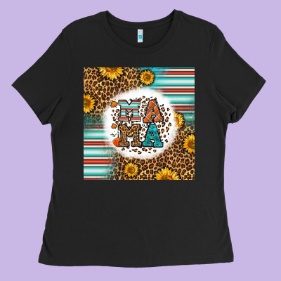 Western Fall Mama Ladies Tee Designed By Lillyallendesigns