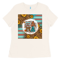Bone western fall mama Ladies Tee - LillyAllenDesigns