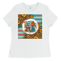White western fall mama Ladies Tee - LillyAllenDesigns