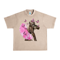 French Oak Baby Gorilla With Tutu Urban Heavy Tee - LillyAllenDesigns