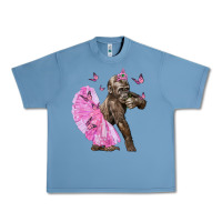 Pebble Blue Baby Gorilla With Tutu Urban Heavy Tee - LillyAllenDesigns