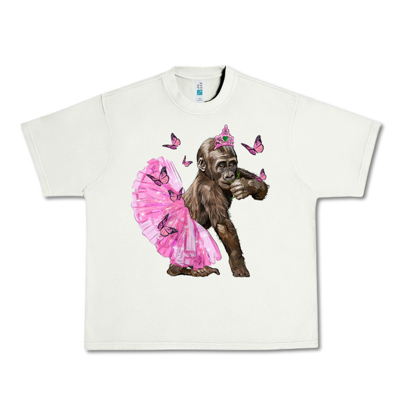 Baby Gorilla With Tutu Urban Heavy Tee by LillyAllenDesigns | Teevron