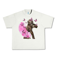 Pistachio Baby Gorilla With Tutu Urban Heavy Tee - LillyAllenDesigns