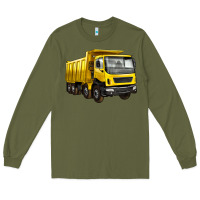 Army Green dump truck Long Sleeve Tee - Artiststas