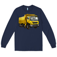 Navy dump truck Long Sleeve Tee - Artiststas