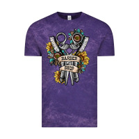 Cloud Purple barber shop Vintage Tee - SublimationCraftShop