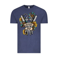 Vintage Denim barber shop Vintage Tee - SublimationCraftShop