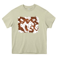 Mossy cowhide Heavy Core Tee - RanaPortraitStore