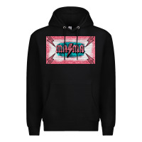 Black western mama pink glitter Premium Hoodie - BarkalooDesign