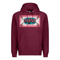 Burgundy western mama pink glitter Premium Hoodie - BarkalooDesign