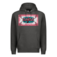 Charcoal Heather western mama pink glitter Premium Hoodie - BarkalooDesign
