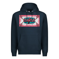 Navy western mama pink glitter Premium Hoodie - BarkalooDesign