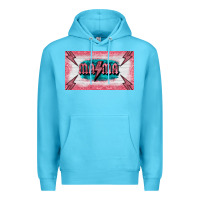 Ocean Blue western mama pink glitter Premium Hoodie - BarkalooDesign