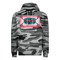 Slate Camo western mama pink glitter Premium Hoodie - BarkalooDesign