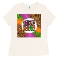 Bone halloween cow mama Ladies Tee - LillyAllenDesigns