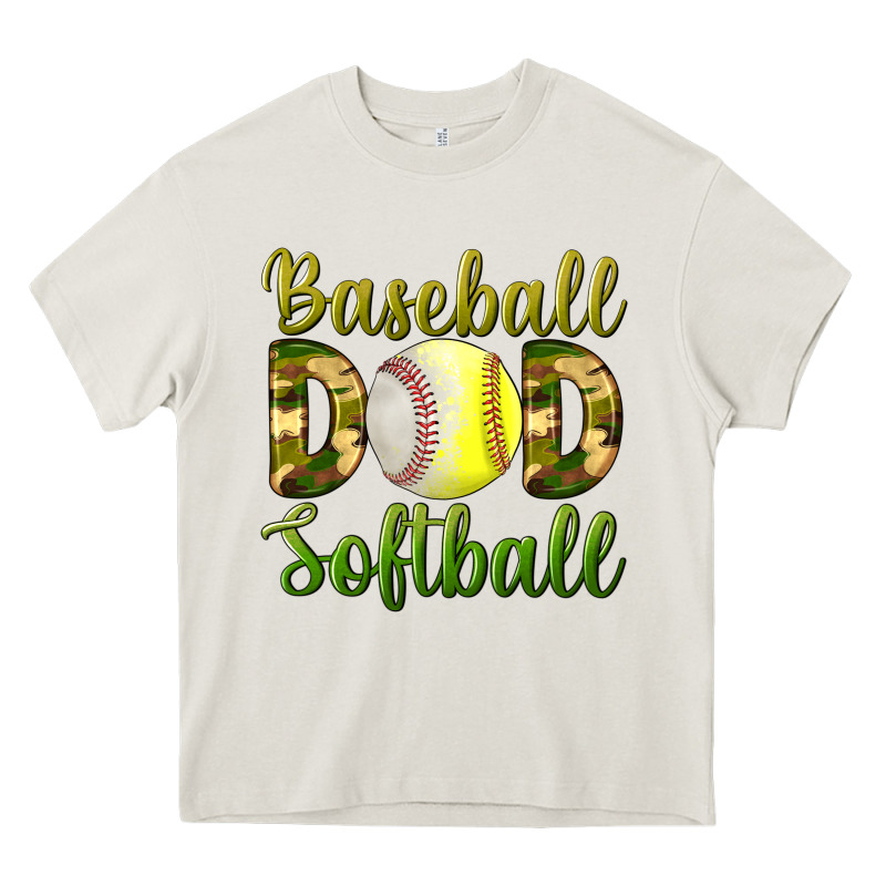 Baseball Dad Softball Heavy Core Tee by BundleAndBundleShop | Teevron