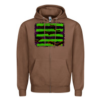 Chestnut halloween with bat backround Zipper Hoodie - RanaPortraitStore
