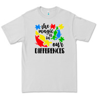 Dove Grey the magic is in our differences Premium Tee - CowhideDigitalArt