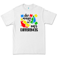 White the magic is in our differences Premium Tee - CowhideDigitalArt