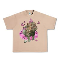 Burro Baby Hippo With Tutu Urban Heavy Tee - LillyAllenDesigns