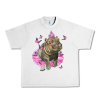 Lunar Rock Baby Hippo With Tutu Urban Heavy Tee - LillyAllenDesigns
