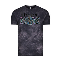 Cloud Black blessed mom Vintage Tee - SublimationCraftShop