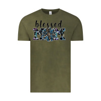 Vintage Olive blessed mom Vintage Tee - SublimationCraftShop