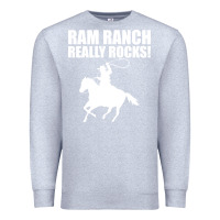 Heather Grey Ram Ranch Really Rocks! Premium Sweatshirt - Bettercallsaul