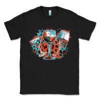 Black American wines Classic Tee - FaDigitalArtStudio