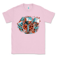 Bubblegum Pink American wines Classic Tee - FaDigitalArtStudio
